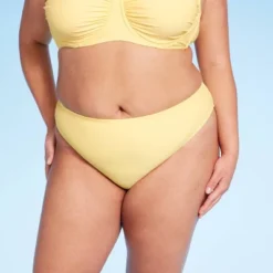 Women's Side-Tie Mid-Rise Cheeky High Leg Bikini Bottom - Wild Fable™ Yellow -Wild Fable Shop GUEST ddd343c8 7515 4d85 9e60 16e22dd96a04