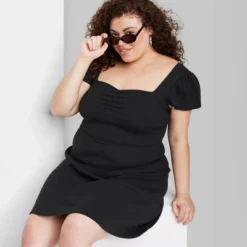 Women's Cap Short Sleeve Fit & Flare Knit Skater Dress - Wild Fable™ -Wild Fable Shop GUEST e5363af8 56d6 4020 afac a04c27c52466