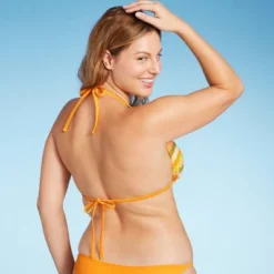 Women's Crochet Triangle Bikini Top - Wild Fable™ Orange Multi Striped 3 Women's Crochet Triangle Bikini Top - Wild Fable™ Orange Multi Striped -Wild Fable Shop GUEST e775dc1d 0be5 48c9 b9b7 63db44200623