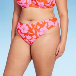 Women's Low-Rise Hipster Bikini Bottom - Wild Fable™ Orange/Pink Tropical Print 4 Women's Low-Rise Hipster Bikini Bottom - Wild Fable™ Orange/Pink Tropical Print -Wild Fable Shop GUEST e9d63671 a78e 45c3 ab30 23f010bcd824