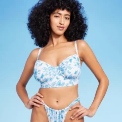 Women's Corset Longline Bikini Top - Wild Fable™ Cream -Wild Fable Shop GUEST ec747c36 a873 42a8 8fee f13c1d1cc059