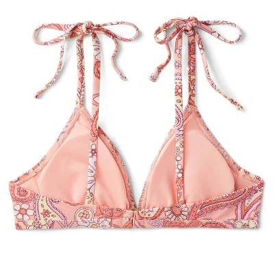 Women's Shoulder Tie Bralette Bikini Top - Wild Fable™ Peach Paisley Print Women's Shoulder Tie Bralette Bikini Top - Wild Fable™ Peach Paisley Print -Wild Fable Shop GUEST ecfbea01 7625 4ba2 a3ef d205045074c2