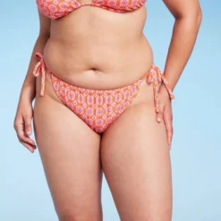 Women's Ultra High Leg Adjustable Coverage Bikini Bottom - Wild Fable™ Orange Tile Print -Wild Fable Shop GUEST eee7e9e8 793b 499f 9690 5b87ef6aaed1