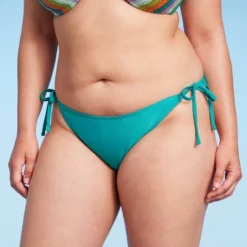 Women's Side-Tie Cheeky Bikini Bottom - Wild Fable™ Green -Wild Fable Shop GUEST efe6a010 1959 41ce 86f5 53ac5d7a308b
