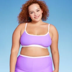 Women's Colorblock Square Neck Bralette Bikini Top - Wild Fable™ -Wild Fable Shop GUEST f073177e 668e 4dc6 9415 4f16f55c4023