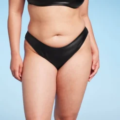 Women's Faux Leather High Leg Extra Cheeky Bikini Bottom - Wild Fable™ Black -Wild Fable Shop GUEST f4df69fd d4ca 4563 8701 413499cf5e9d
