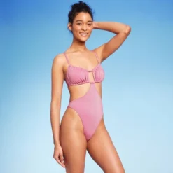 Women's Cut Out One Piece Swimsuit - Wild Fable™ Pink Lurex 5 Women's Cut Out One Piece Swimsuit - Wild Fable™ Pink Lurex -Wild Fable Shop GUEST f4f3e4fb f344 4c78 af4b c2b9db758ec0