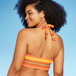 Women's Drawstring Ruched Halter Longline Bikini Top - Wild Fable™ -Wild Fable Shop GUEST f75bad60 1817 45b0 958b abe82c1ece2d