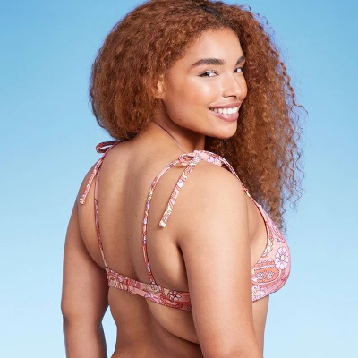 Women's Shoulder Tie Bralette Bikini Top - Wild Fable™ Peach Paisley Print Women's Shoulder Tie Bralette Bikini Top - Wild Fable™ Peach Paisley Print -Wild Fable Shop GUEST f7e60990 c822 4be3 a76c c16ddfc7bad6