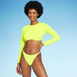 Women's Cropped Open Back Rashguard - Wild Fable™ -Wild Fable Shop GUEST f916201a 30ec 4766 b8b6 b6aa6198bc47