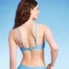 Women's V-Front Underwire Bikini Top - Wild Fable™ Bright Blue
