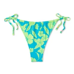 Women's Adjustable Coverage Bikini Bottom - Wild Fable™ Blue/Green Tropical Print -Wild Fable Shop GUEST fa23d8f8 71bf 4d03 90fb 9049c3359d87