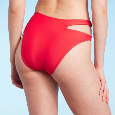 Women's Side Cut Out Mid-Rise High Leg Cheeky Bikini Bottom - Wild Fable™ Red Women's Side Cut Out Mid-Rise High Leg Cheeky Bikini Bottom - Wild Fable™ Red -Wild Fable Shop GUEST fa4e6bdf 8e34 43bf 9d38 ff876be0500d